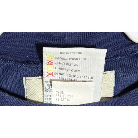 Vintage Speedo Authentic Fitness‎ Crew Neck Sweatshirt Mens Size Large Blue USA - Picture 5 of 8